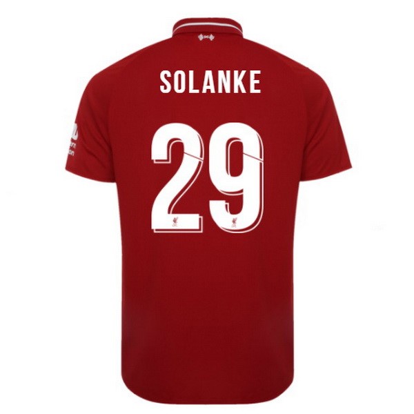 Camiseta Liverpool Primera equipo Solanke 2018-19 Rojo